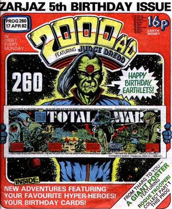2000 AD #260 cover