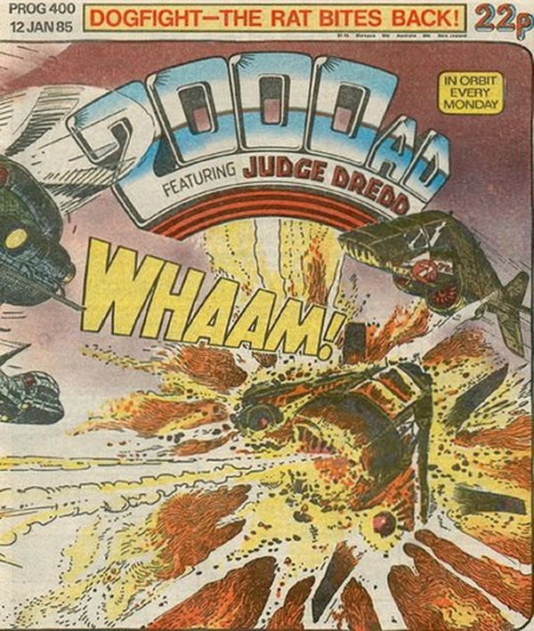 2000 AD #400 cover