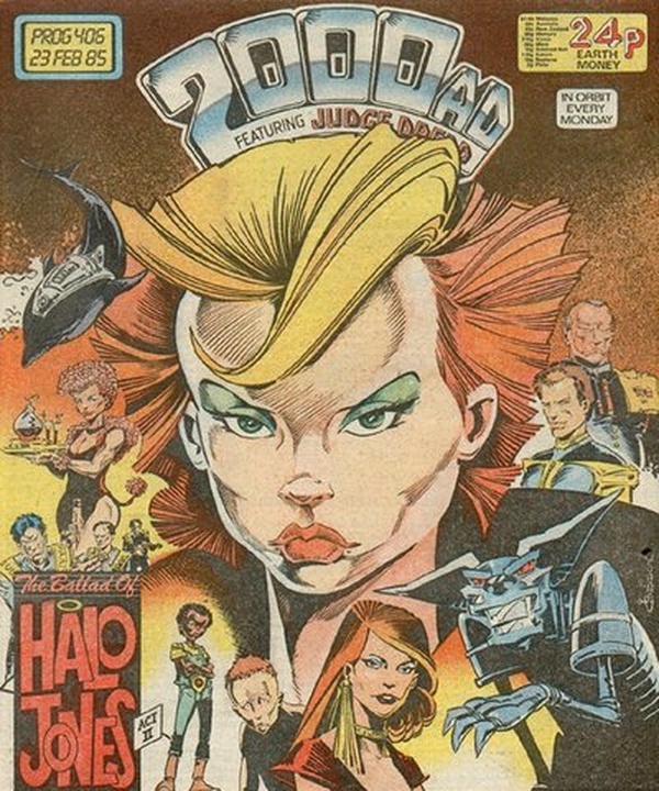 2000 AD #406 cover