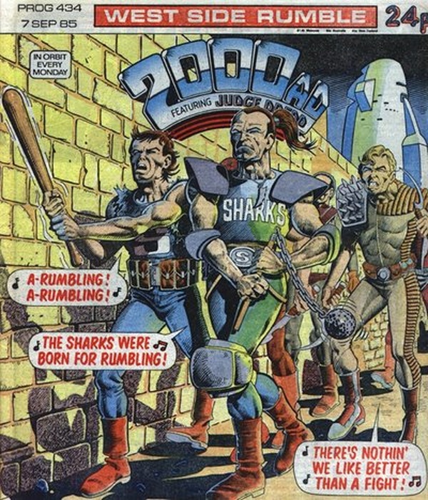 2000 AD #434 cover