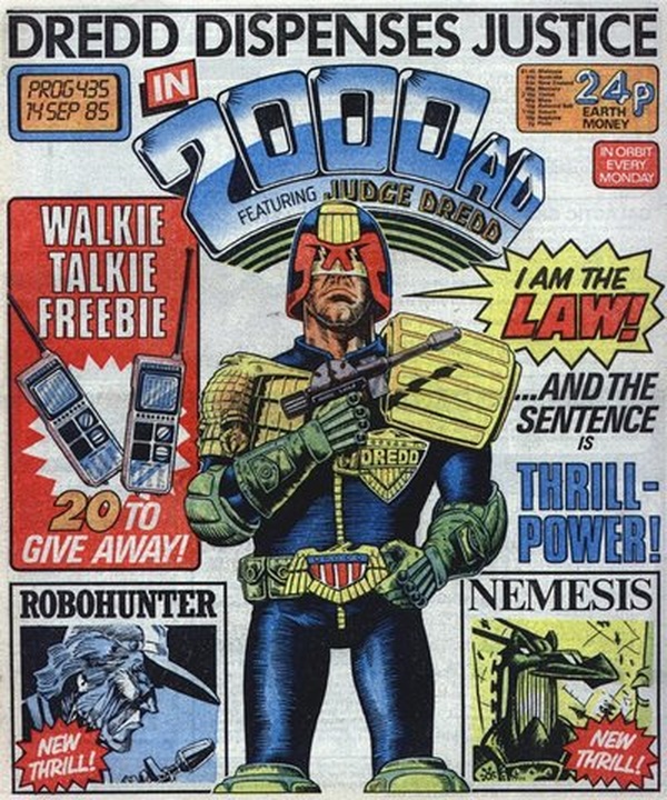 2000 AD #435 cover
