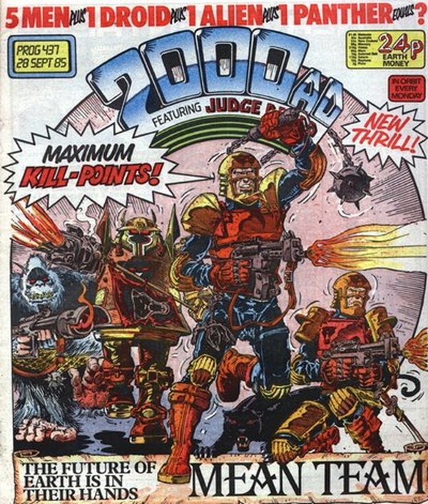2000 AD #437 cover