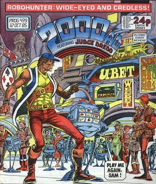 2000 AD #439 cover