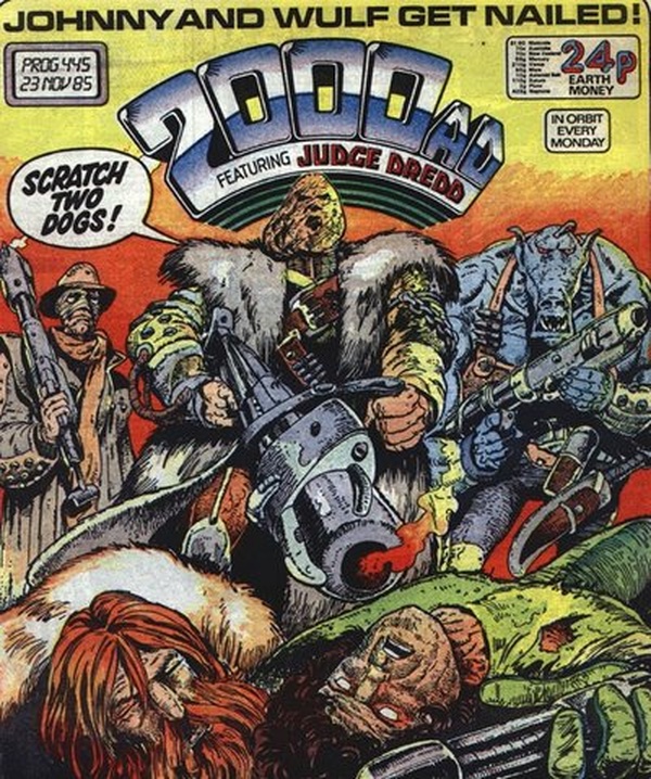 2000 AD #445 cover