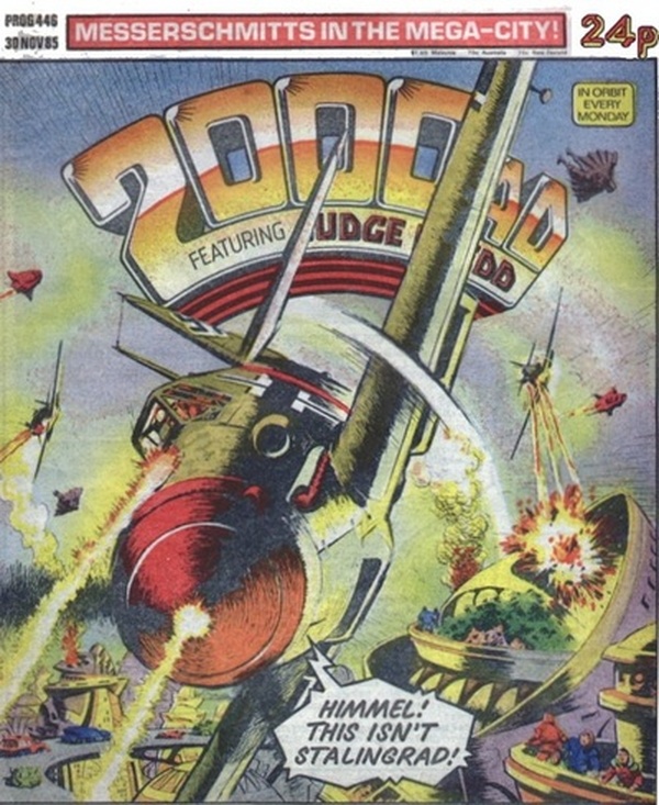 2000 AD #446 cover