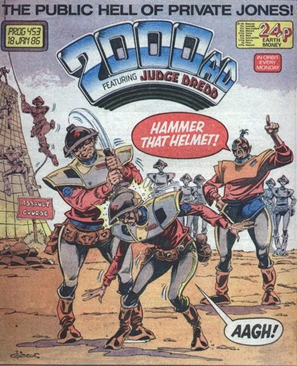 2000 AD #453 cover