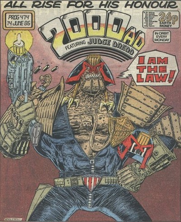 2000 AD #474 cover