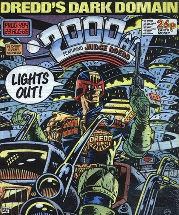 2000 AD #484 cover