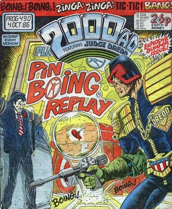 2000 AD #490 cover