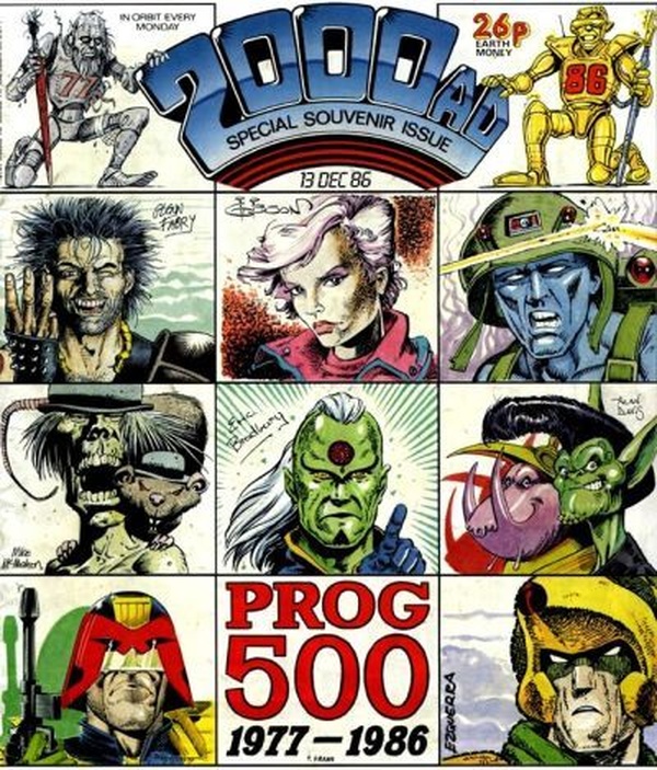 2000 AD #500 cover