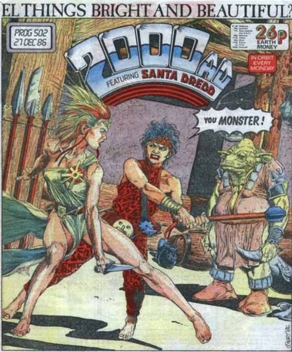 2000 AD #502 cover