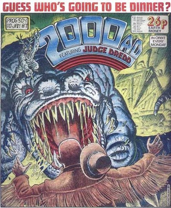 2000 AD #504 cover