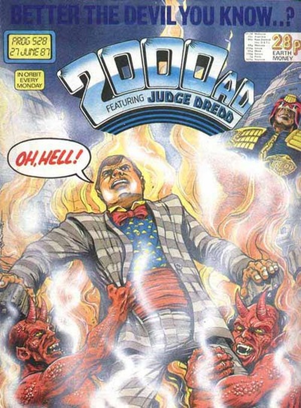 2000 AD #528 cover