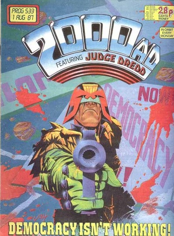 2000 AD #533 cover