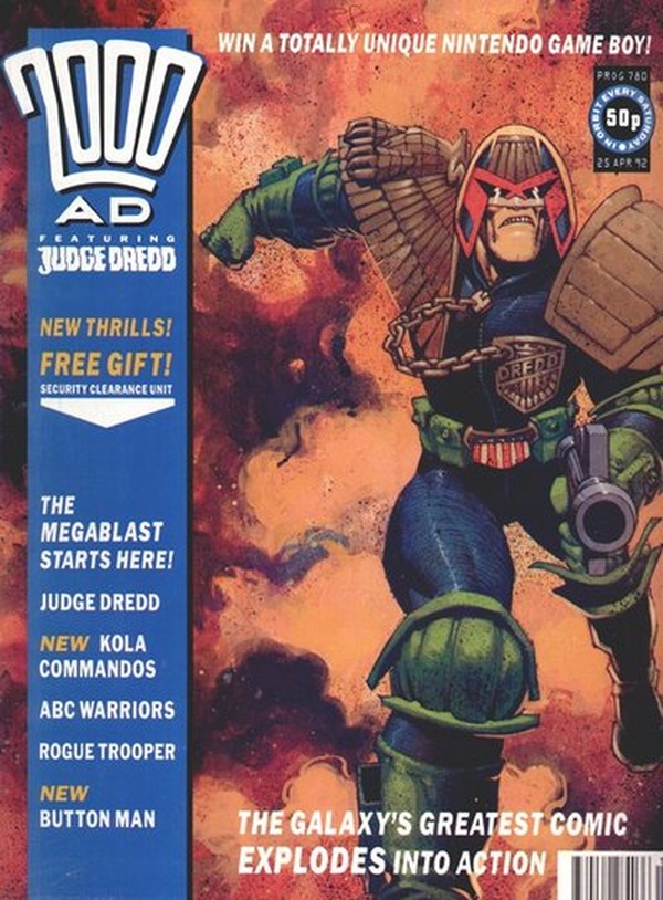 2000 AD #780 cover