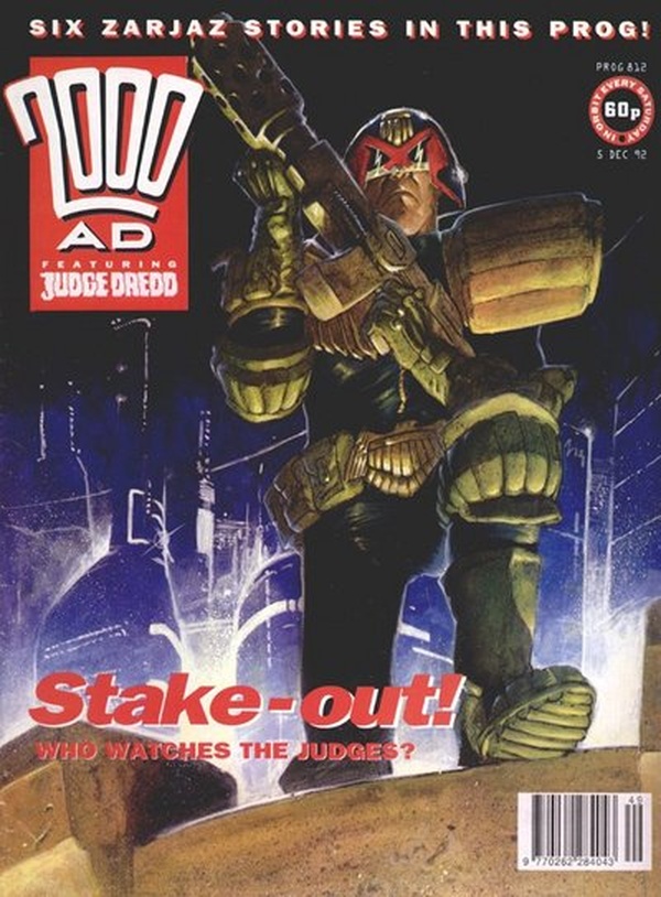 2000 AD #812 cover