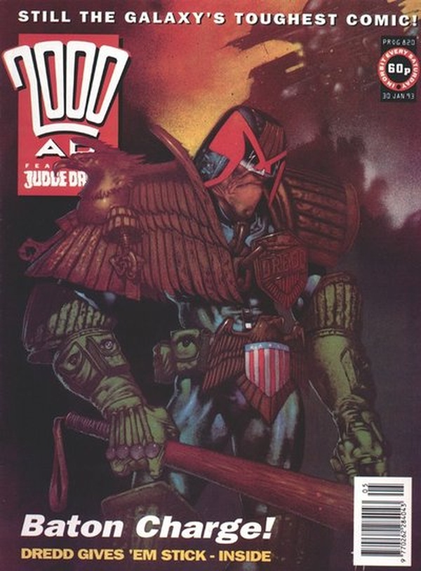 2000 AD #820 cover