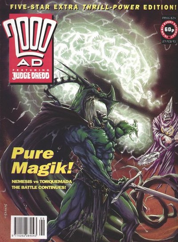 2000 AD #824 cover