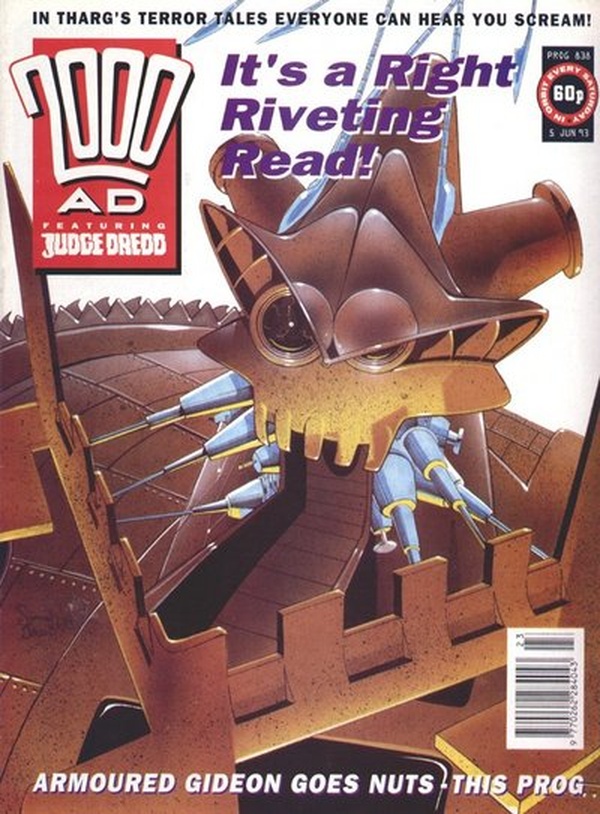 2000 AD #838 cover