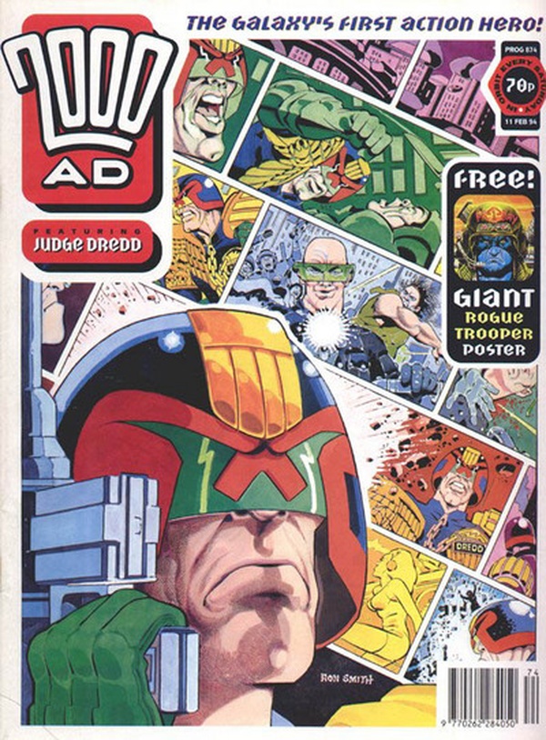 2000 AD #874 cover