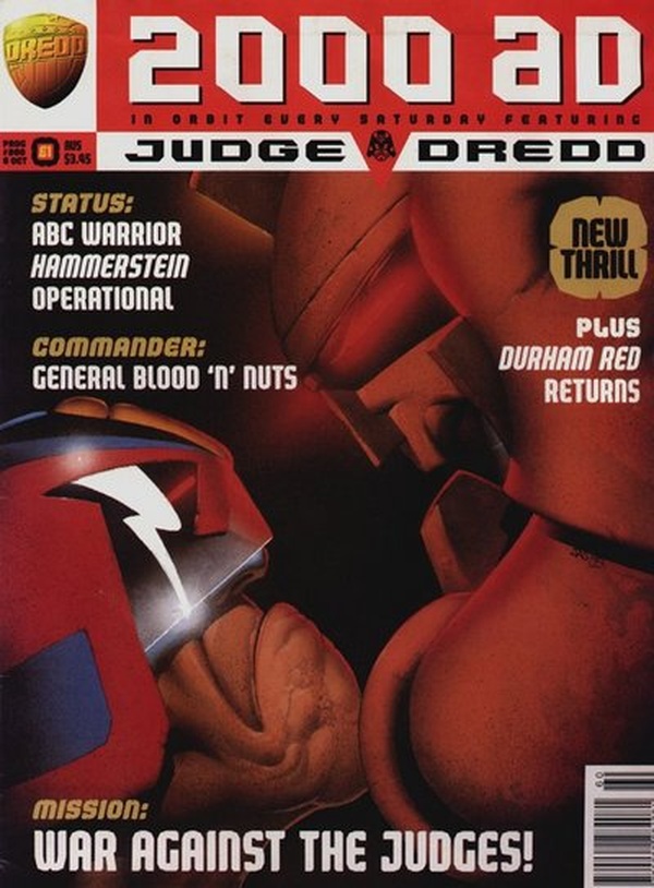 2000 AD #960 cover