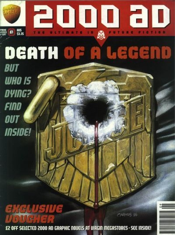 2000 AD #1009 cover