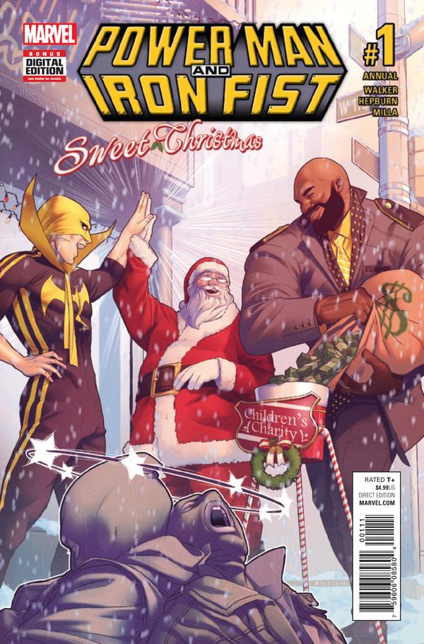 Power Man and Iron Fist: Sweet Christmas Annual #1 cover