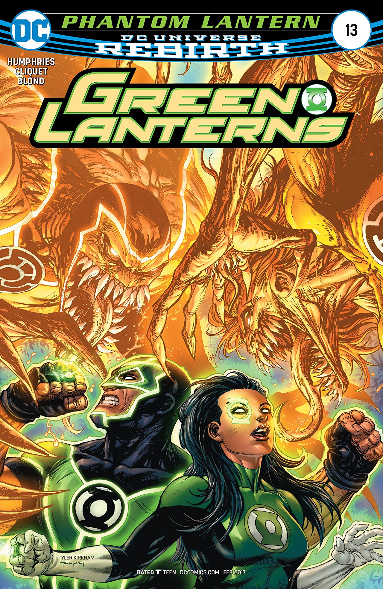 Green Lanterns #13 cover