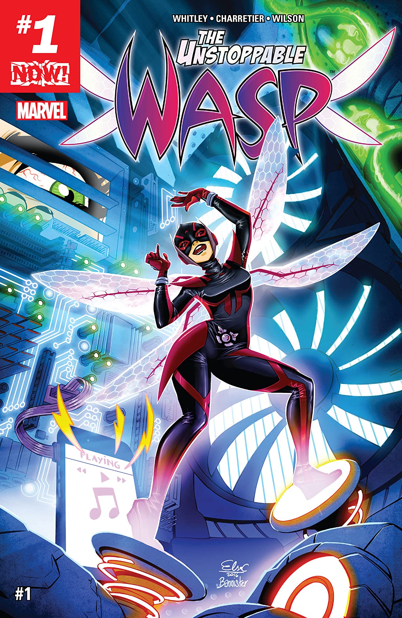 Unstoppable Wasp #1 cover