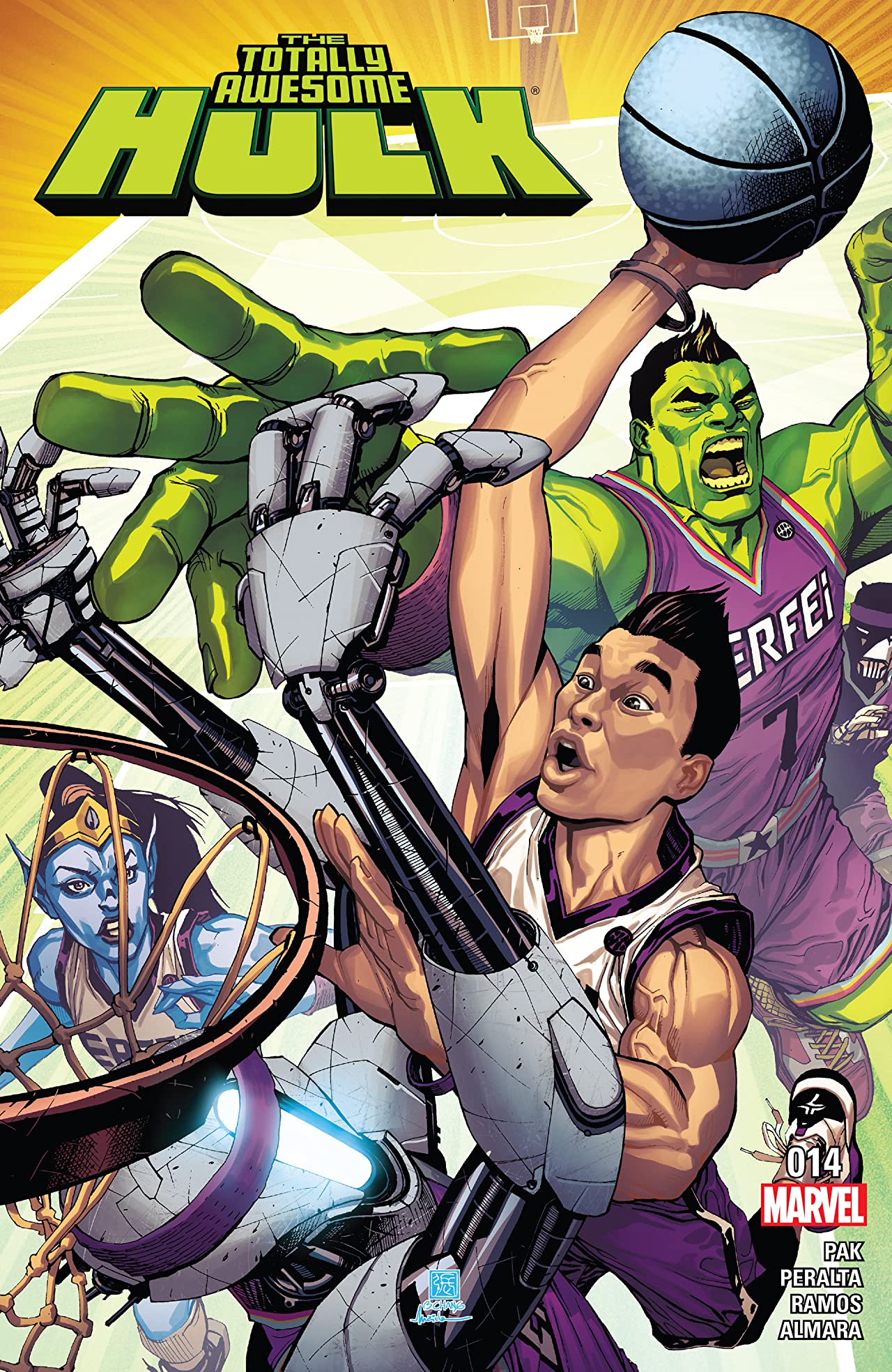 Totally Awesome Hulk #14 cover