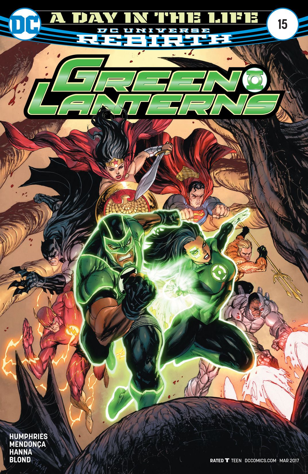 Green Lanterns #15 cover