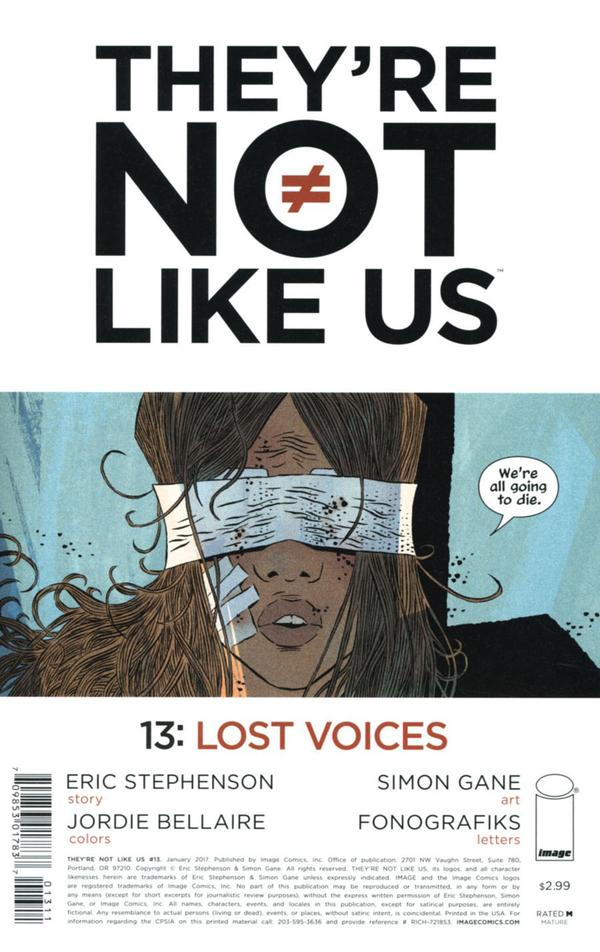 They're Not Like Us #13 cover