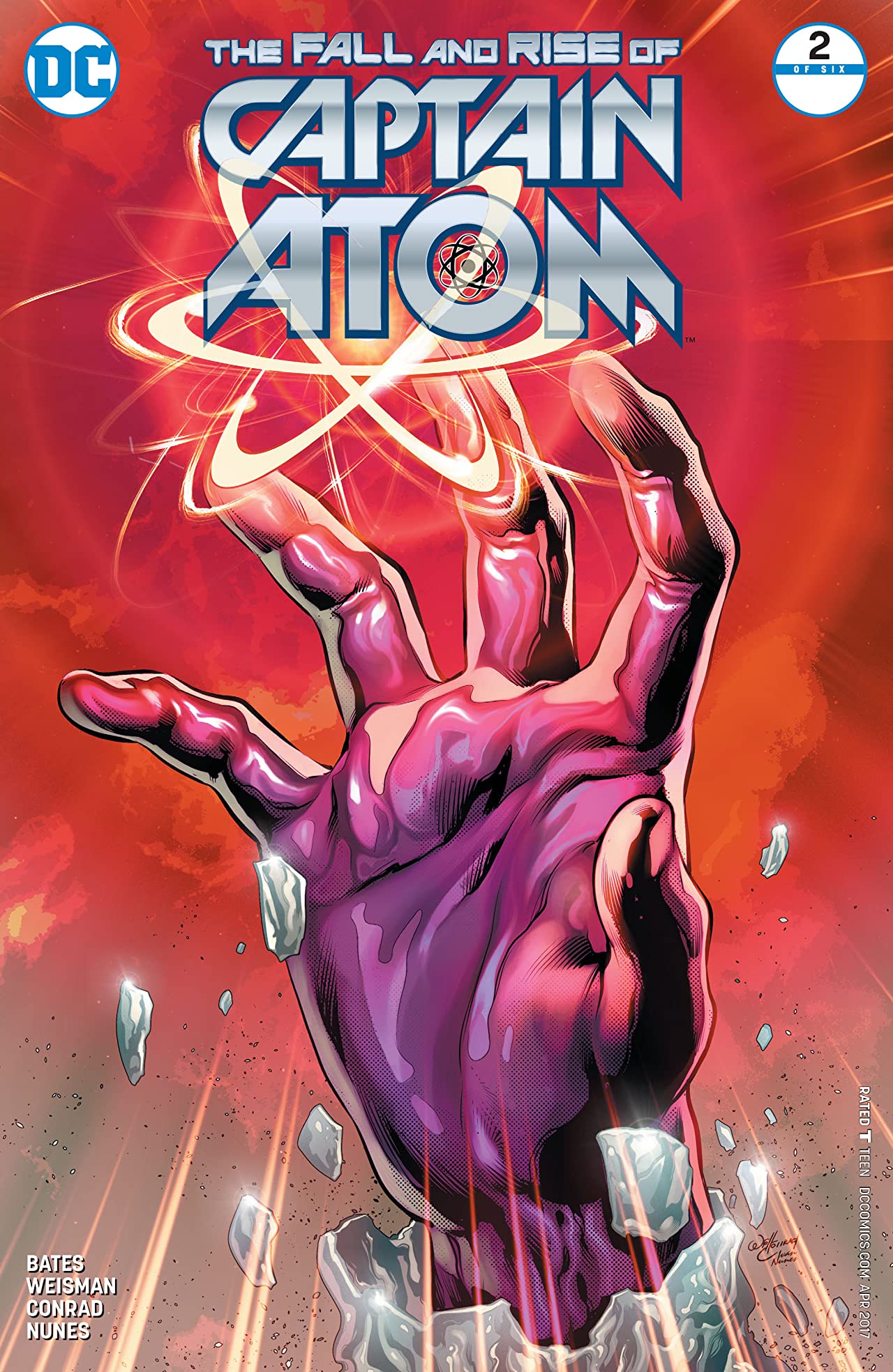 The Fall and Rise of Captain Atom #2 cover
