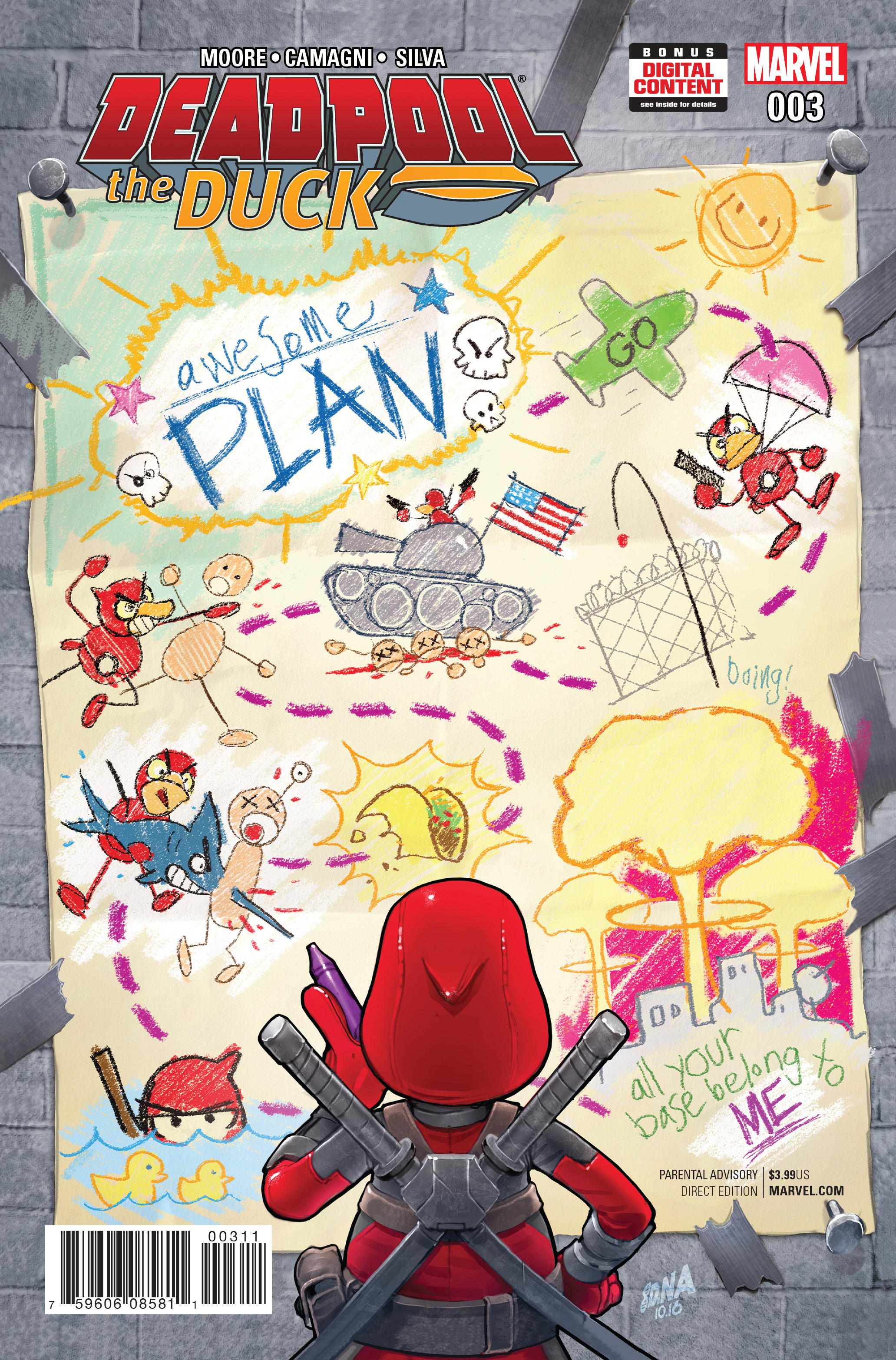Deadpool the Duck #3 cover