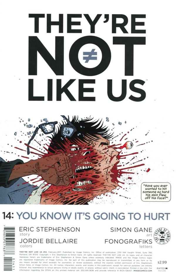 They're Not Like Us #14 cover
