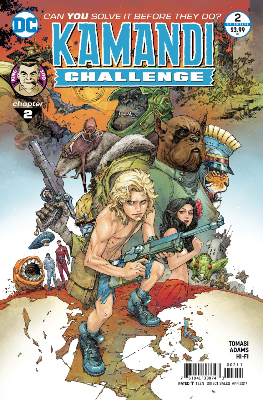 The Kamandi Challenge #2 cover