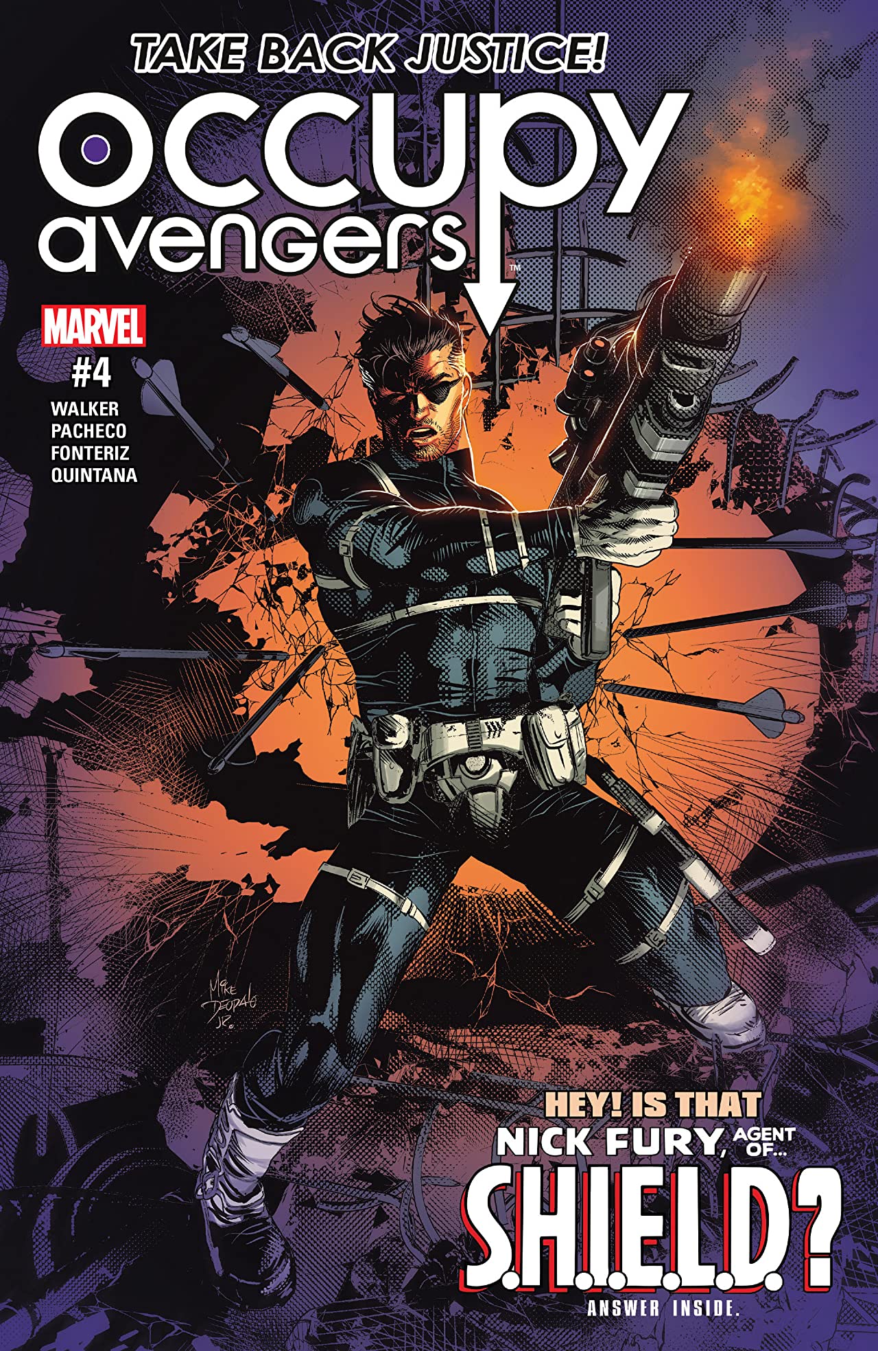 Occupy Avengers #4 cover