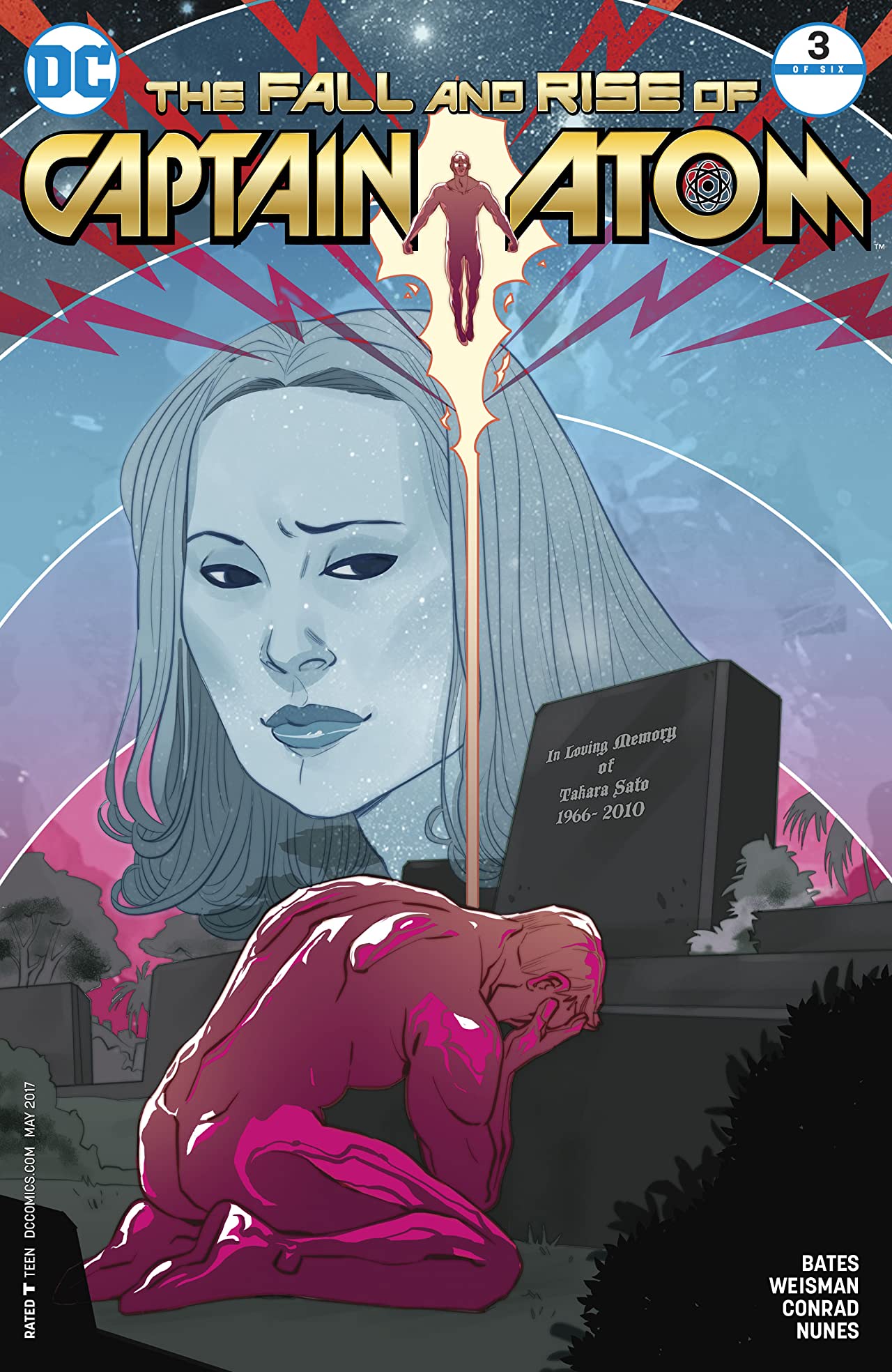 The Fall and Rise of Captain Atom #3 cover