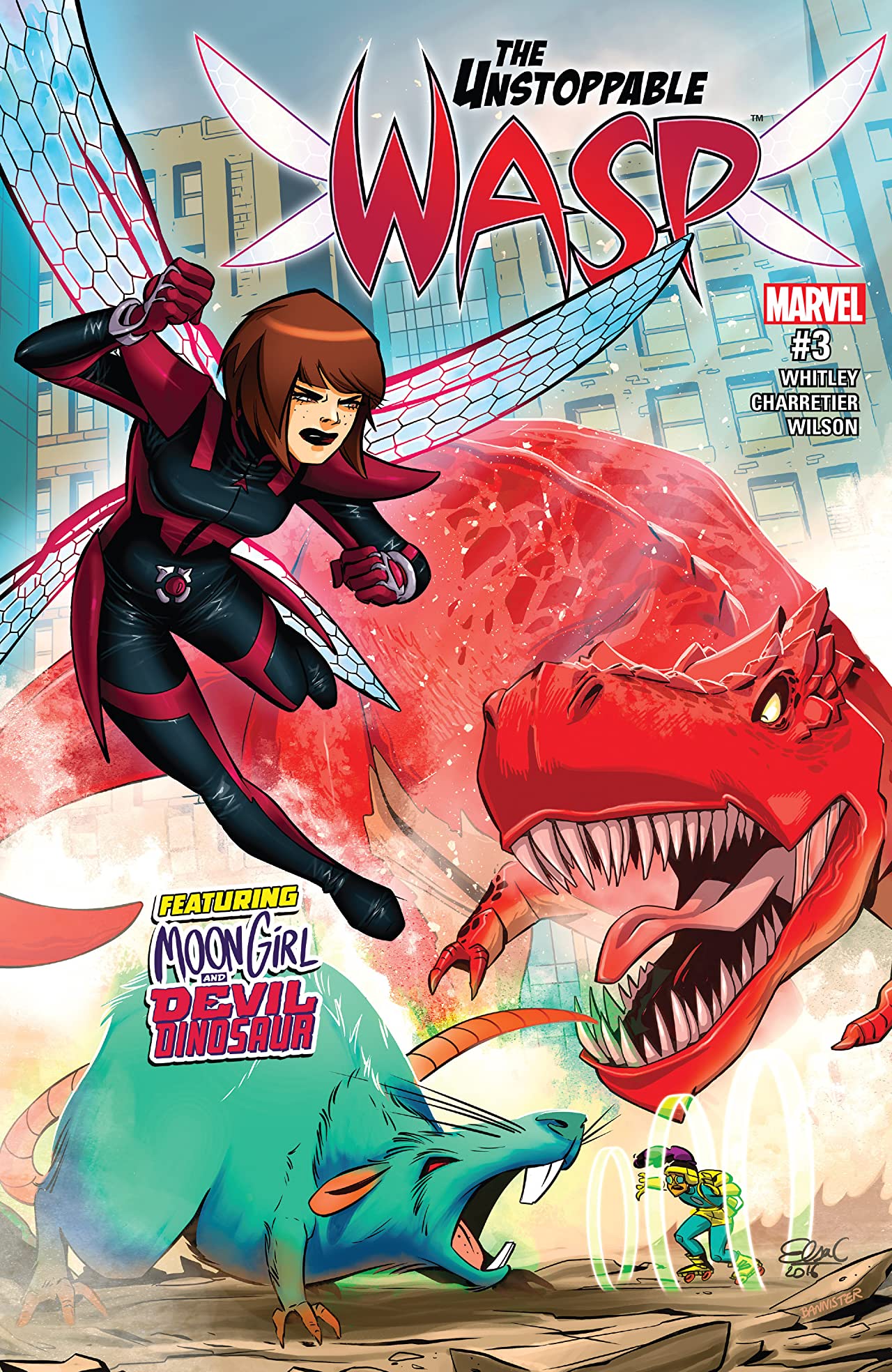 Unstoppable Wasp #3 cover