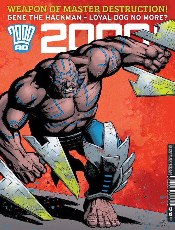 2000 AD #2021 cover