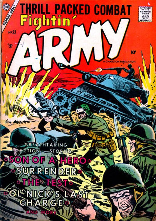 Fightin' Army #22 cover