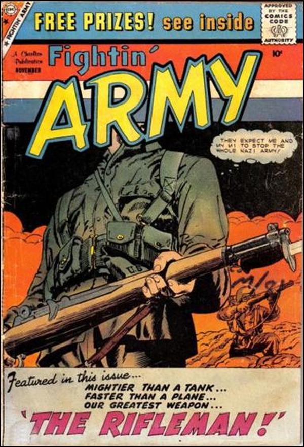 Fightin' Army #32 cover