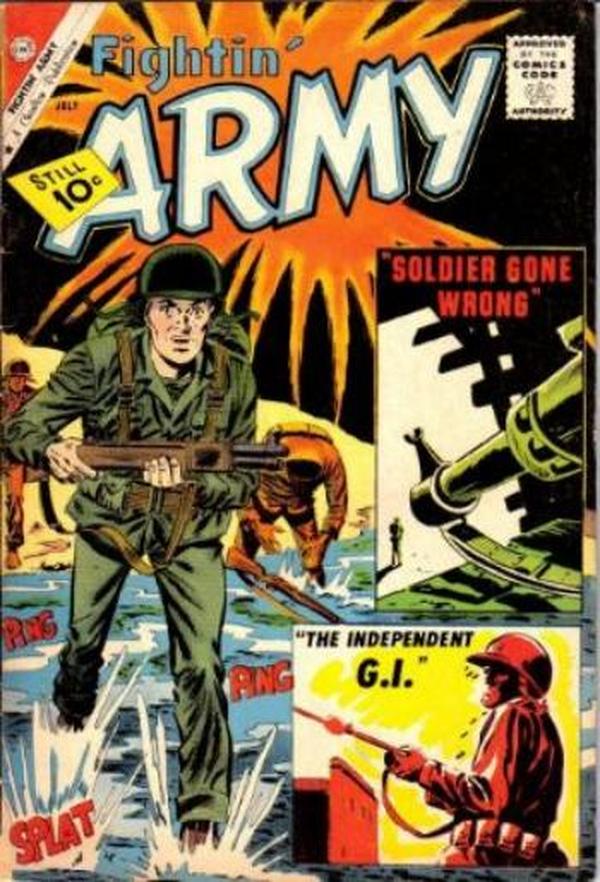 Fightin' Army #42 cover