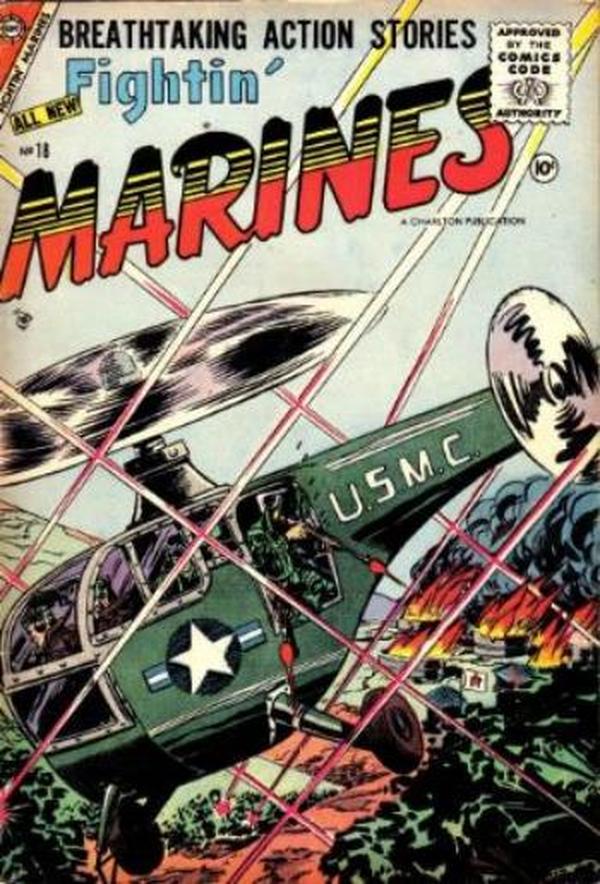 Fightin' Marines #18 cover