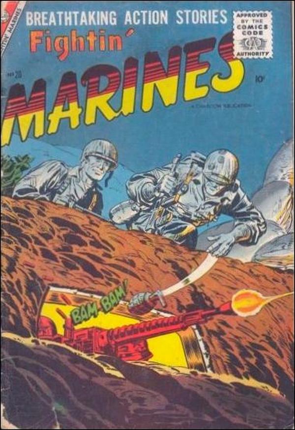 Fightin' Marines #20 cover