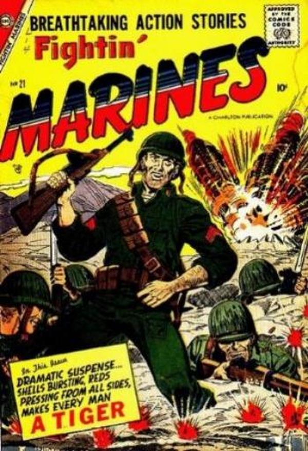 Fightin' Marines #21 cover