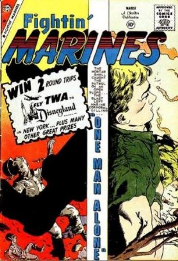 Fightin' Marines #34 cover