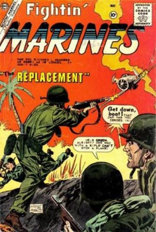 Fightin' Marines #35 cover