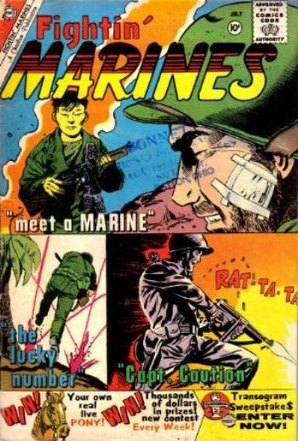 Fightin' Marines #36 cover
