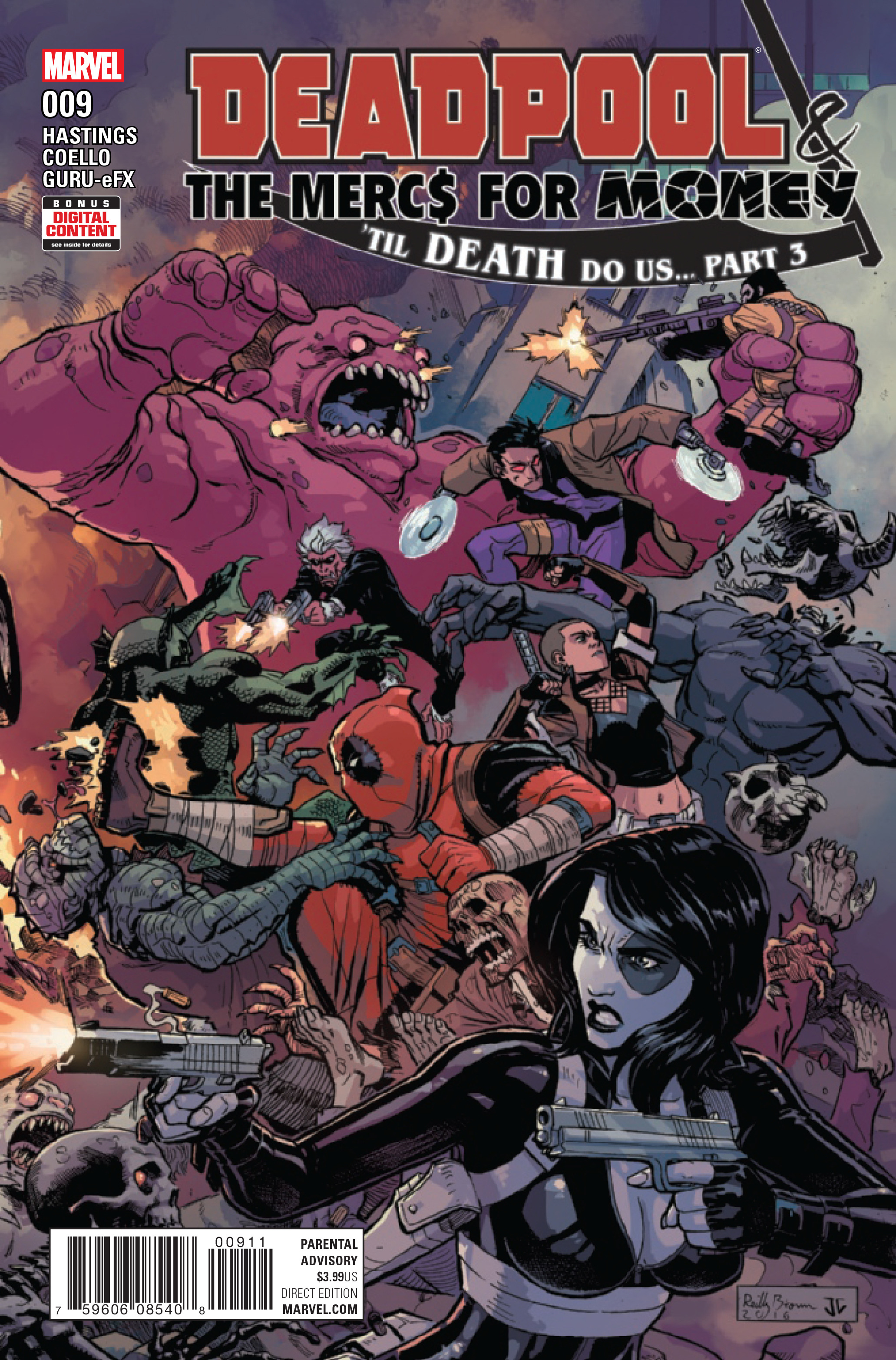Deadpool & the Mercs for Money #9 cover